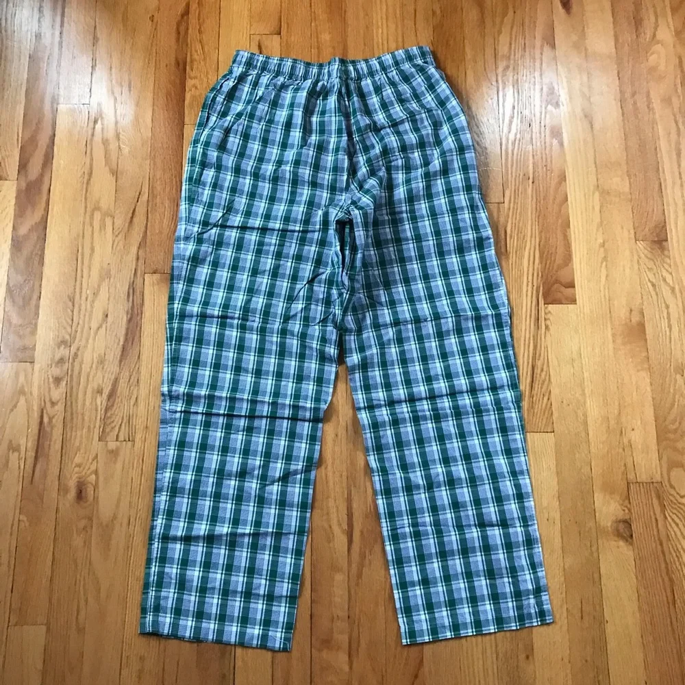 Brooks Brothers Pajama Pants Green Plaid Medium
